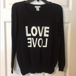 Black Jamison LOVE sweater
